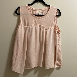 XL Style & Co blush tank